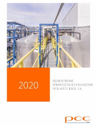 Raport roczny jednostkowy za 2020 rok