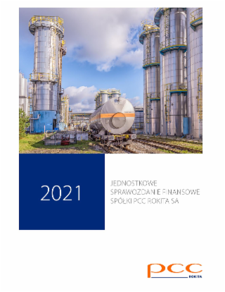 Raport roczny jednostkowy za 2021 rok